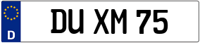 Truck License Plate